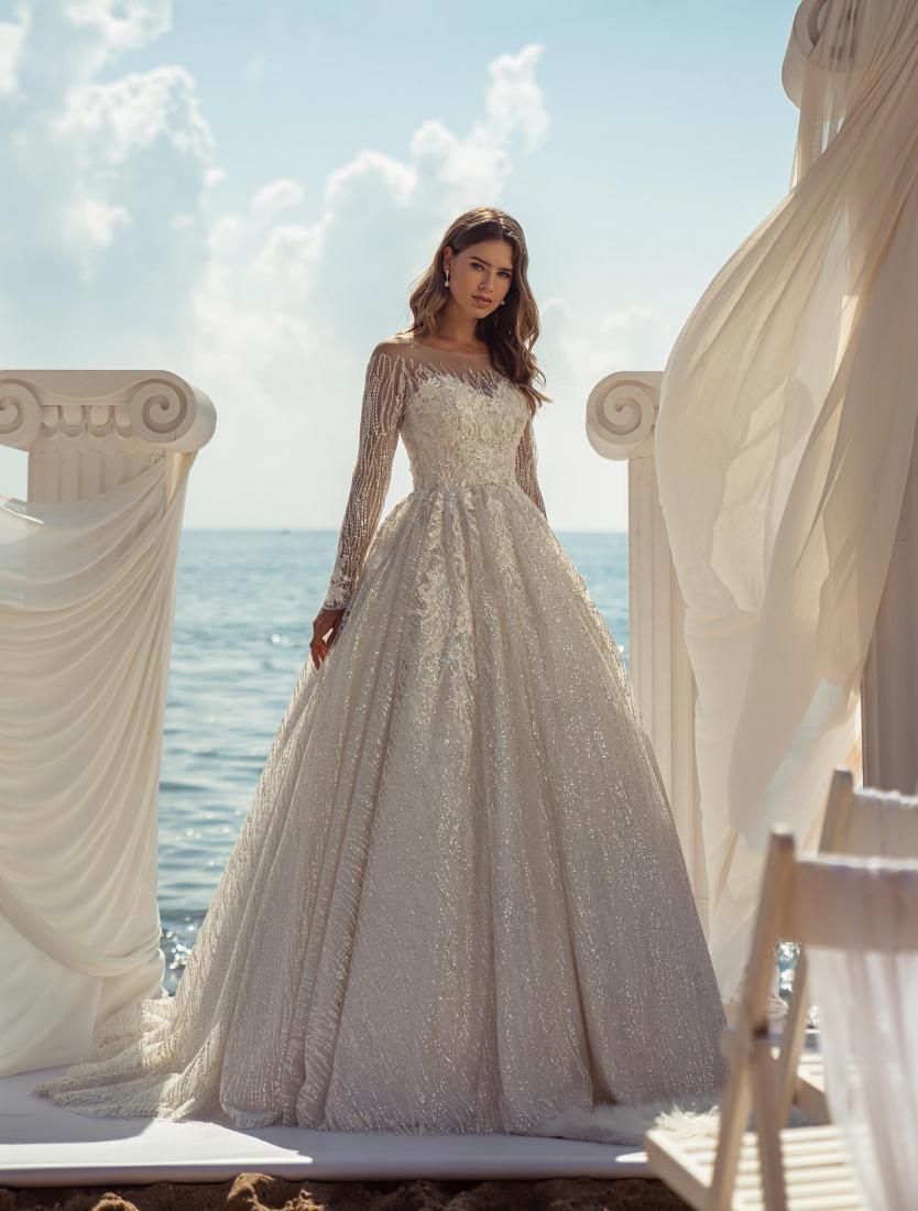 AV205 | luxurious wedding dress